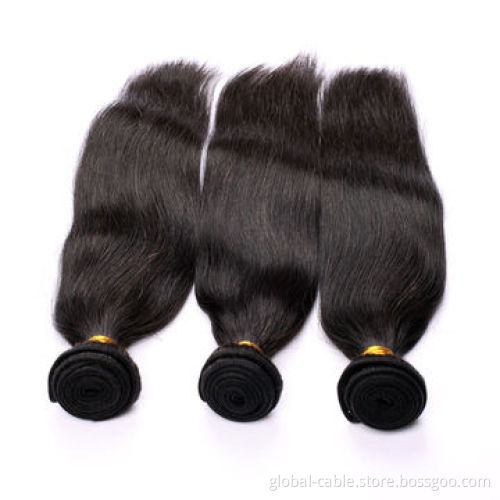 Brazilian Virgin Hair/Human Straight Hair Extension/Natural Color Hair Extensions/Free ShippingNew